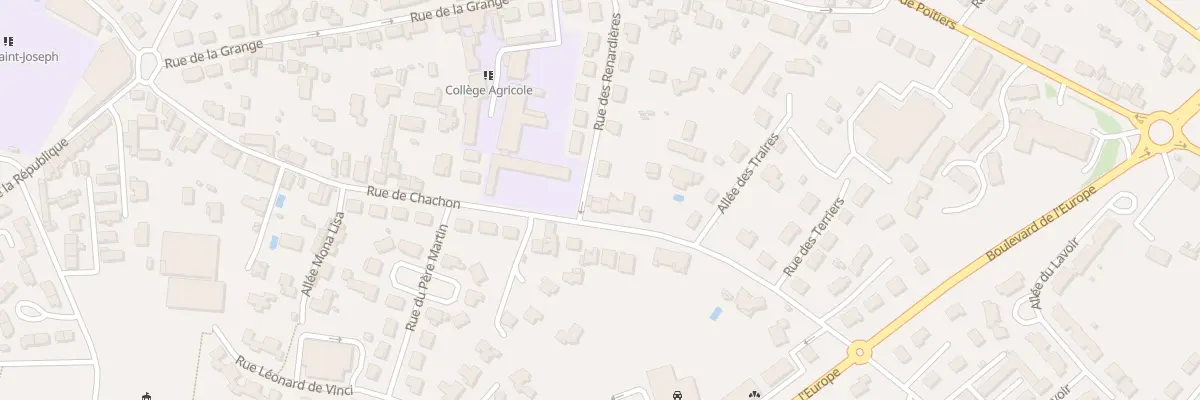 Plan du 47 Rue de Chachon à Bressuire
