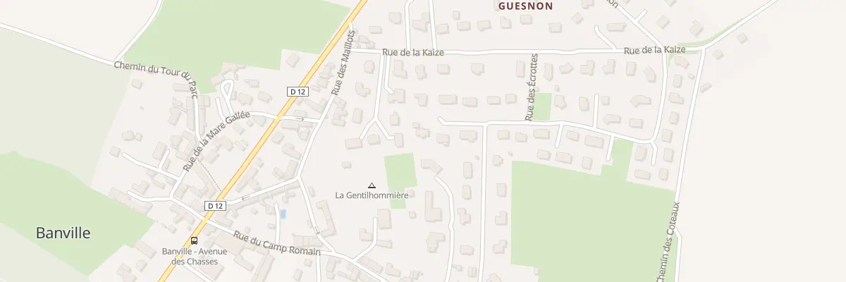 Plan du 15 Rue des Écrottes à Banville