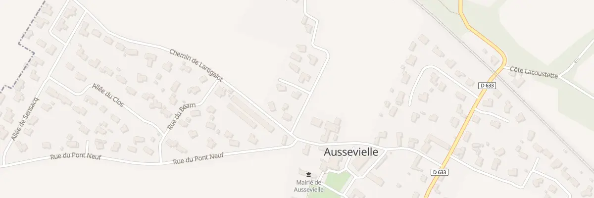 Plan du 1 Che de la Source à Aussevielle
