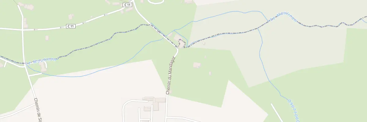Plan du 203 Chimbaud à Quinsac