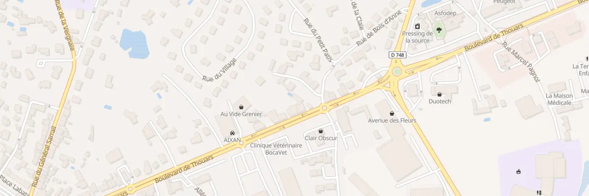 Plan du 43 Bd de Thouars à Bressuire