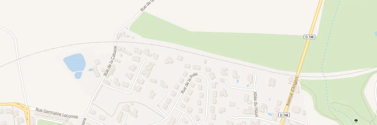 Plan du 22 Rue de la Pree à Bressuire