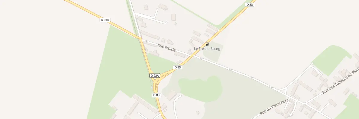 Plan du 3B Av A. Leforestier d’Osseville au Fresne-Camilly
