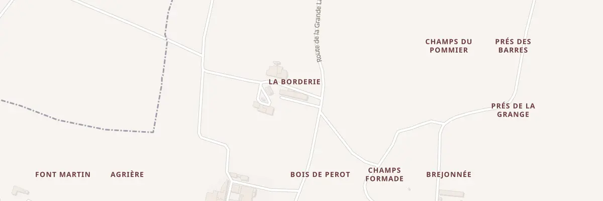 Plan du 5057 La Borderie à Salignac-de-Mirambeau