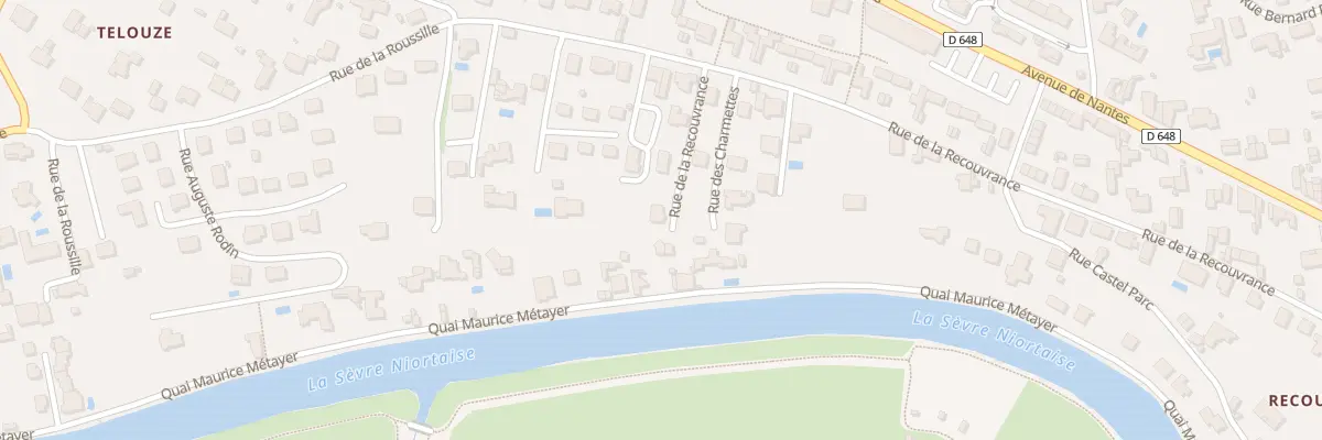 Plan du 97D Rue de la Recouvrance à Niort