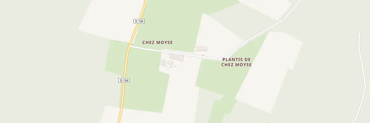Plan du 10 Rte de Chez Moise à Brizambourg