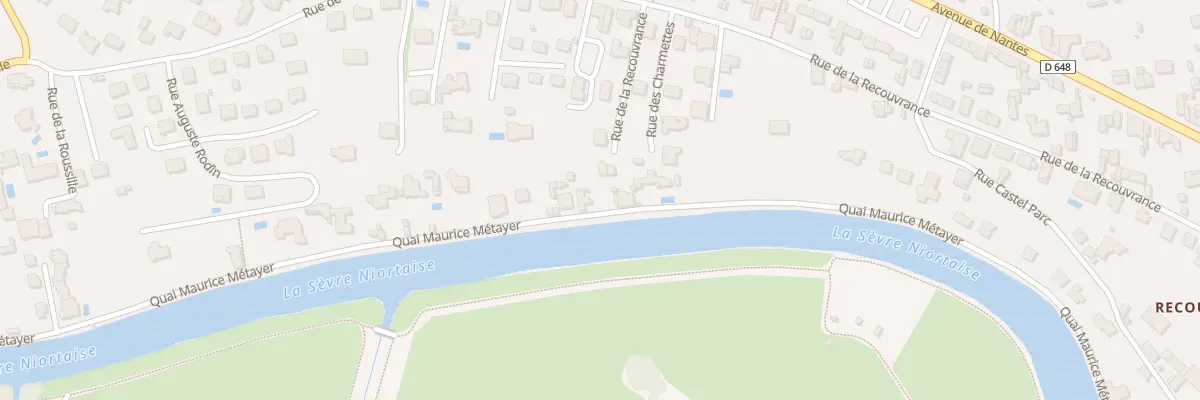 Plan du 151 Quai Maurice Métayer à Niort