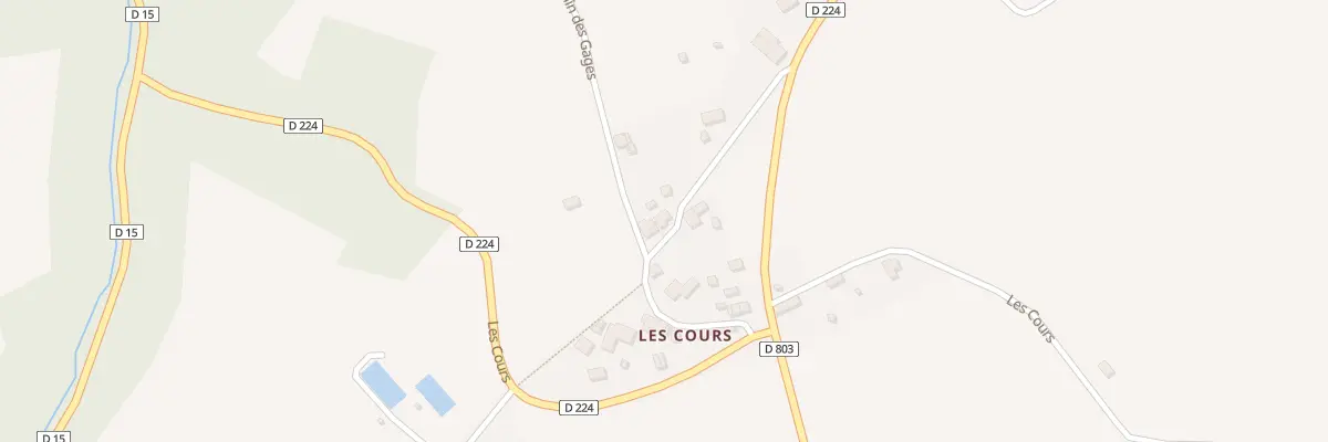Plan du 4 Les Cours à Berjou