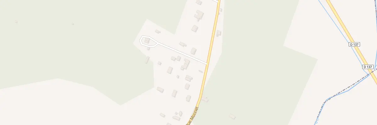 Plan du 87B Rue de Monnet à Tauriac