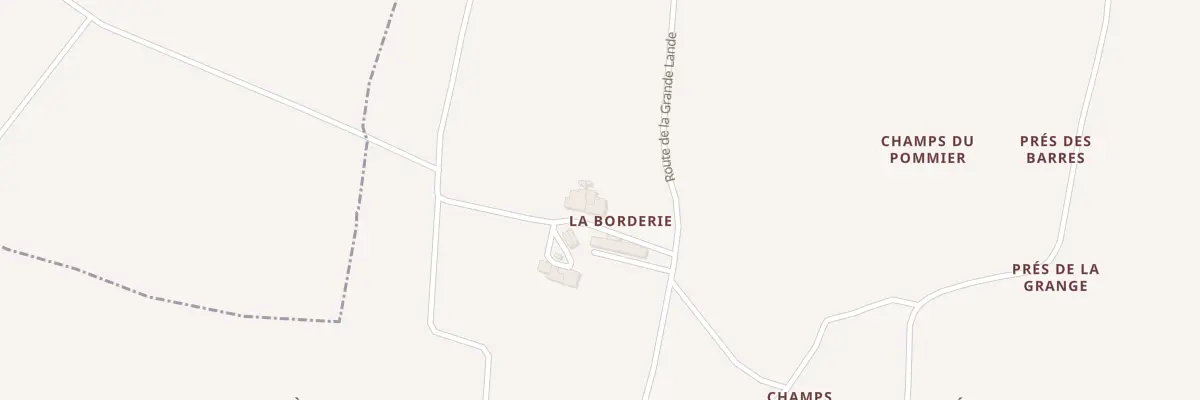 Plan du 5060 La Borderie à Salignac-de-Mirambeau