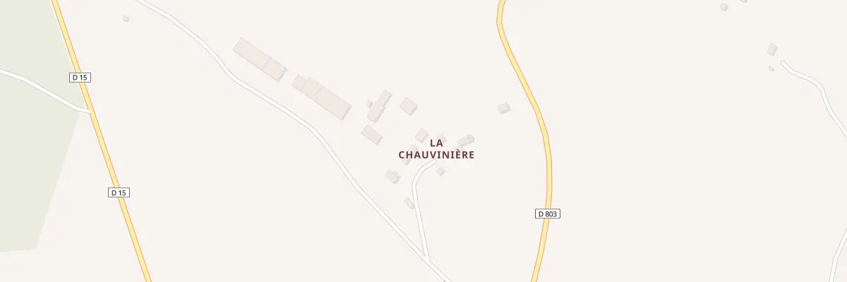 Plan du 89 La Chauvinière à Sainte-Honorine-la-Chardonne