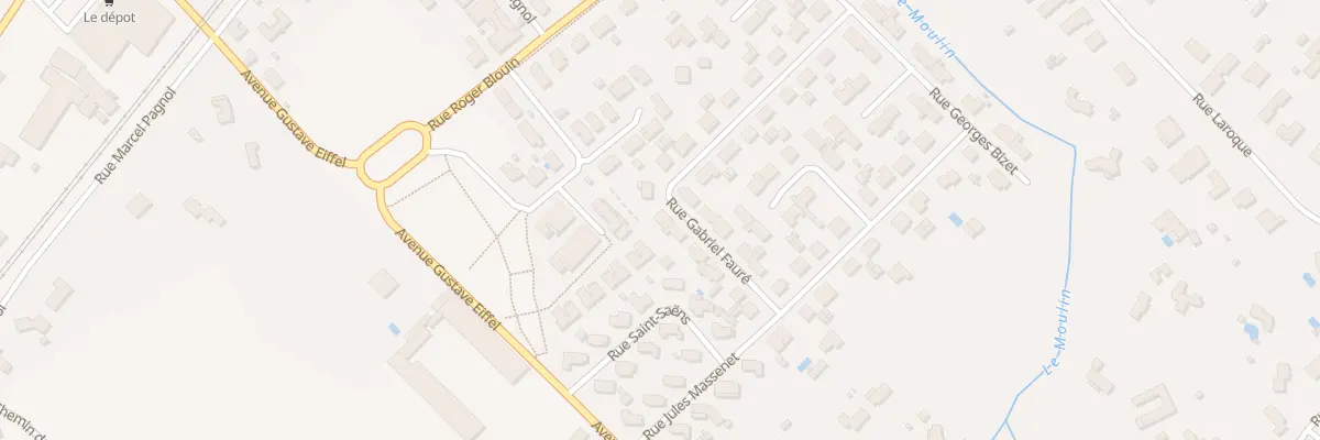 Plan du 542 Les Places à Sainte-Eulalie