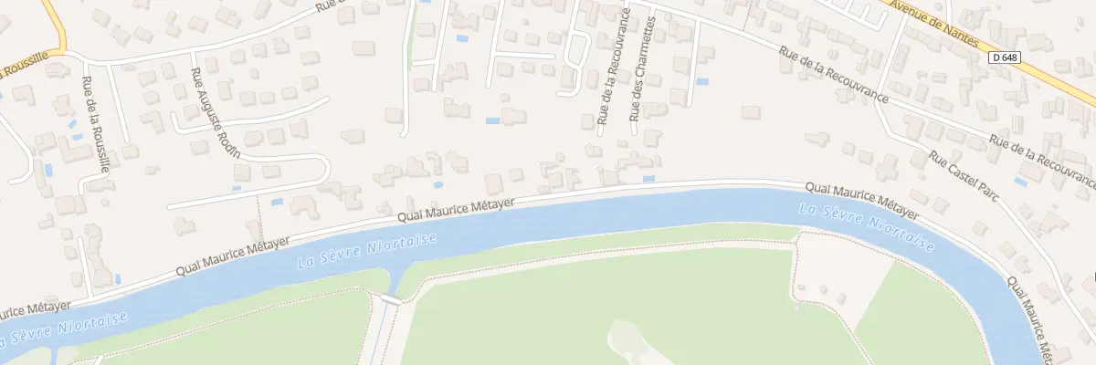 Plan du 153 Quai Maurice Métayer à Niort