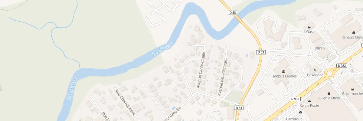 Plan du 11 Av des Acacias à Mont-de-Marsan