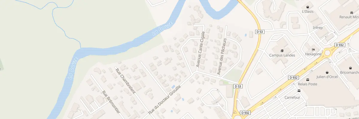 Plan du 5 Av des Acacias à Mont-de-Marsan