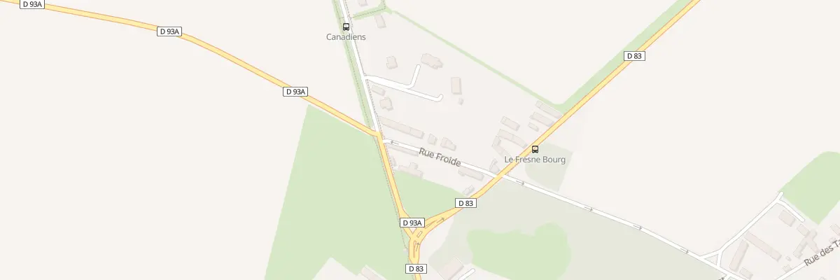 Plan du 1 Rue Froide au Fresne-Camilly