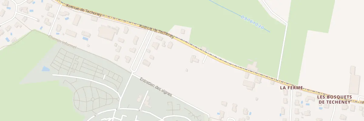 Plan du 87 Av de Techeney à Artigues-près-Bordeaux