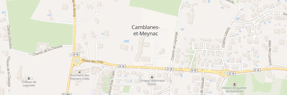 Plan du 1 All Garnouilleau à Camblanes-et-Meynac
