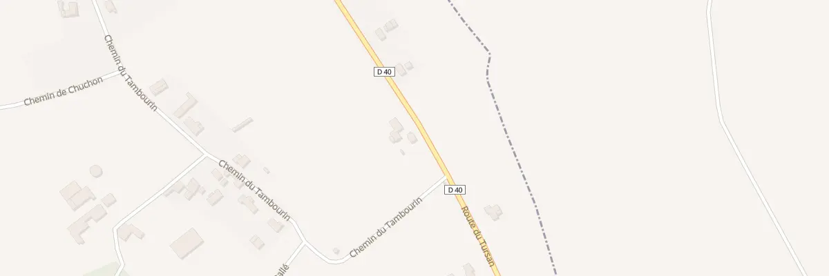 Plan du 536 Rte du Tursan à Aubagnan
