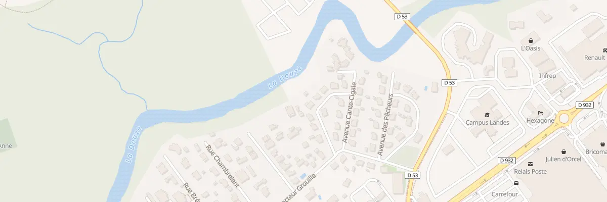 Plan du 9 Av des Acacias à Mont-de-Marsan