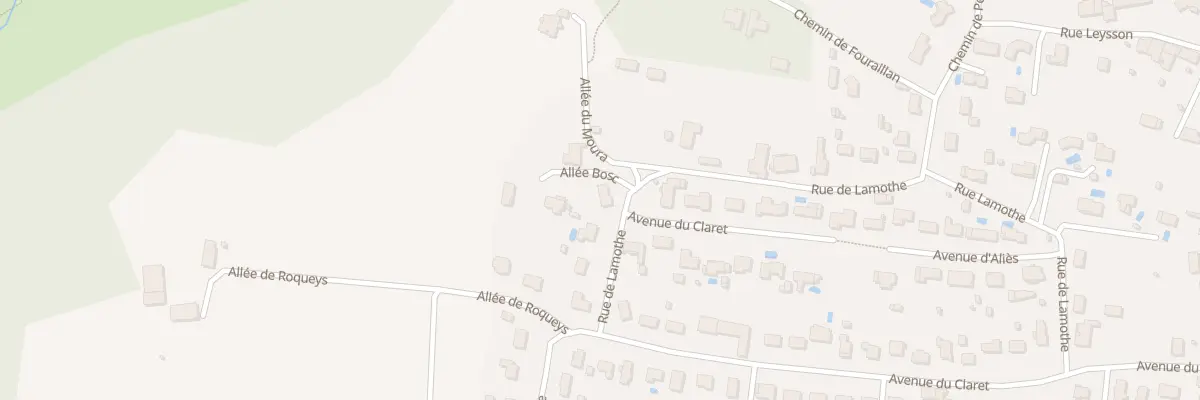 Plan du 49 Av de Claret à Carignan-de-Bordeaux