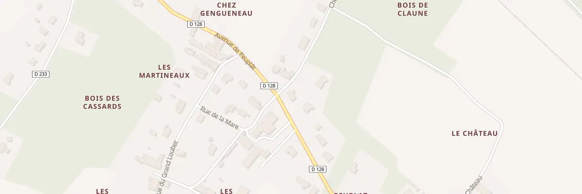 Plan du 29 Av de Peuplat à Rouffiac