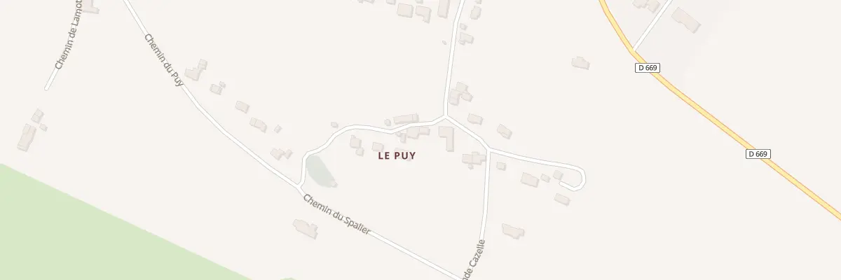 Plan du 293 Le Puy à Prignac-et-Marcamps