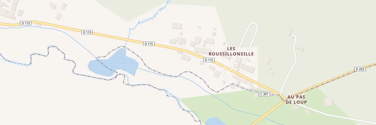 Plan du 4330 Rte des Moulins de la Livenne à Val-de-Livenne
