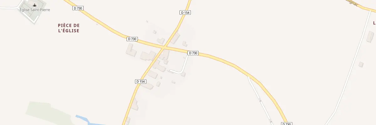 Plan du 6 Rte de Montendre à Courpignac