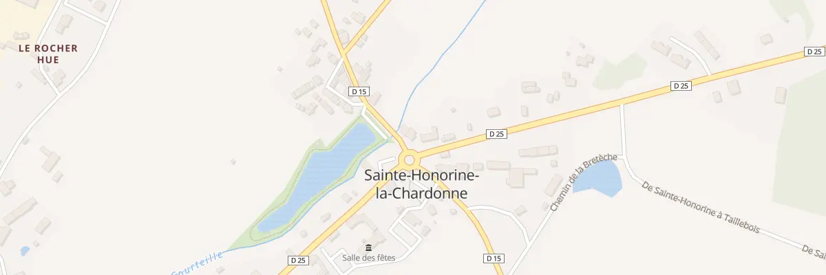 Plan du 2 Rue de la Poupelière à Sainte-Honorine-la-Chardonne