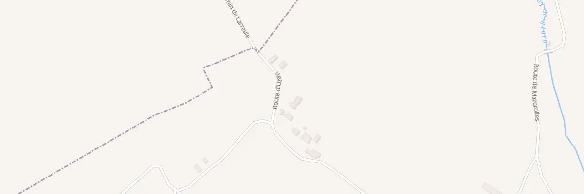 Plan du 10 Rte d’Uzan à Larreule