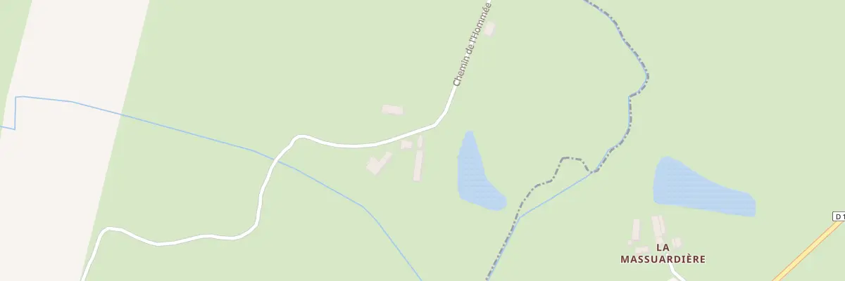 Plan du 285 Che de l’Hommée à Saint-Georges-le-Fléchard