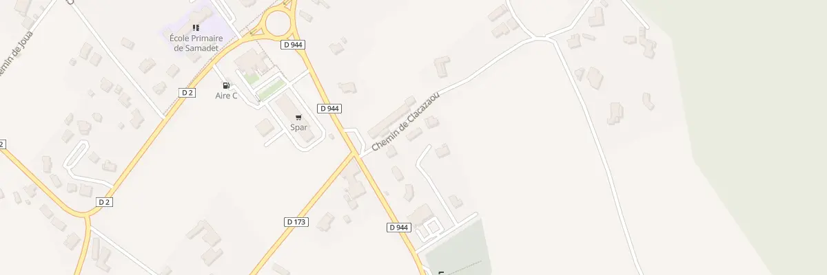 Plan du 5 Clacazaou à Samadet