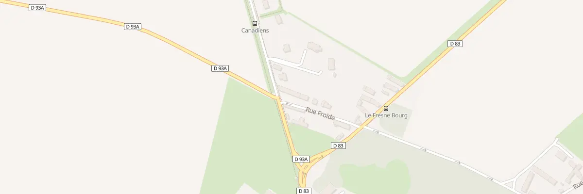 Plan du 51 Av des Canadiens au Fresne-Camilly