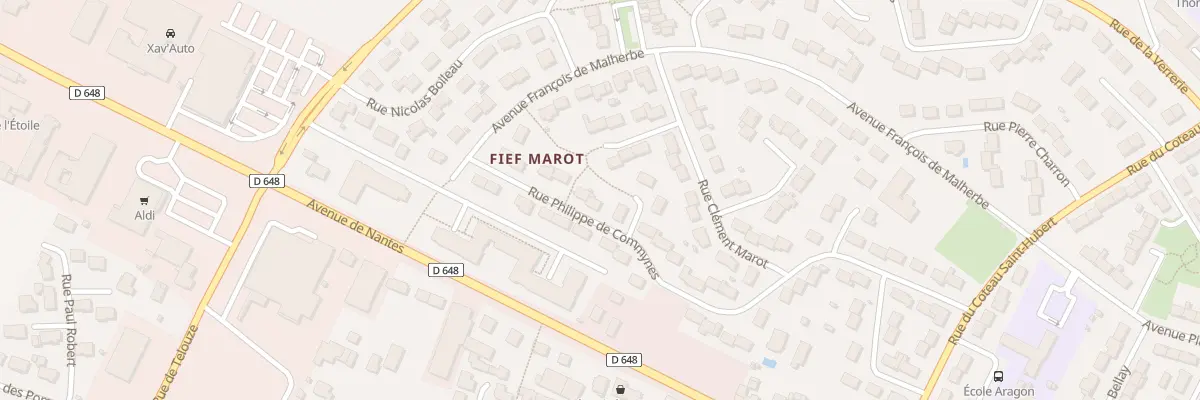 Plan du 30 Rue Philippe de Commynes à Niort