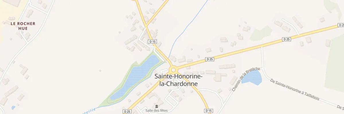 Plan du 4 Rue de la Poupelière à Sainte-Honorine-la-Chardonne