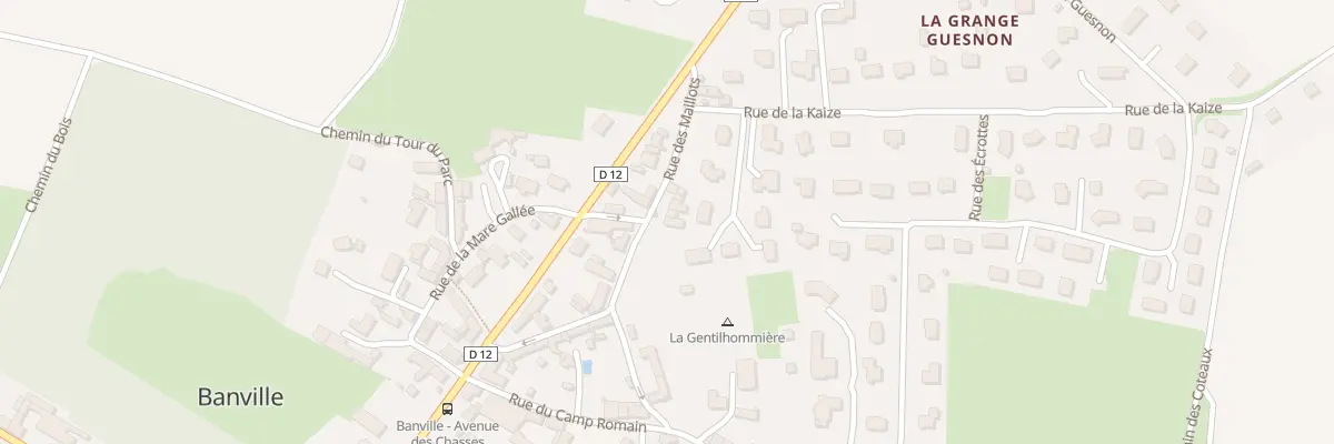 Plan du 16 Rue des Maillots à Banville