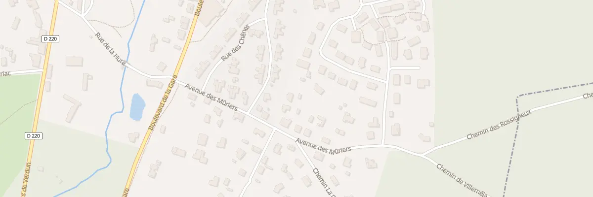 Plan du 3 Av des Muriers à Saint-Symphorien