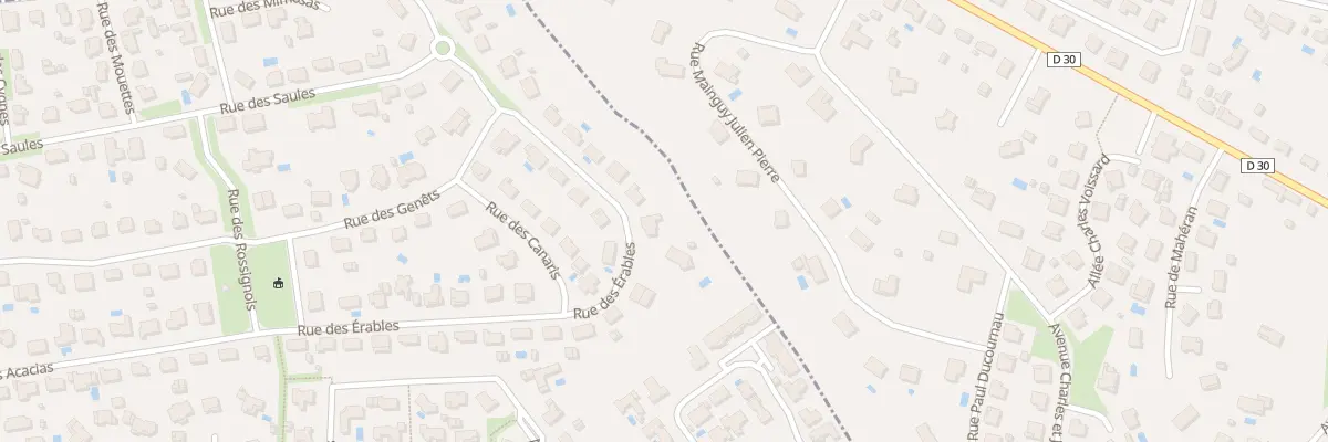 Plan du 30 Rue des Erables à Saint-Pierre-du-Mont