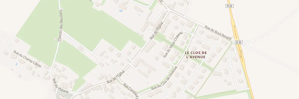 Plan du 36 Rue de l’Église au Fresne-Camilly