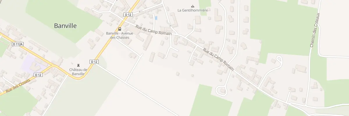 Plan du 10B Rue du Camp Romain à Banville