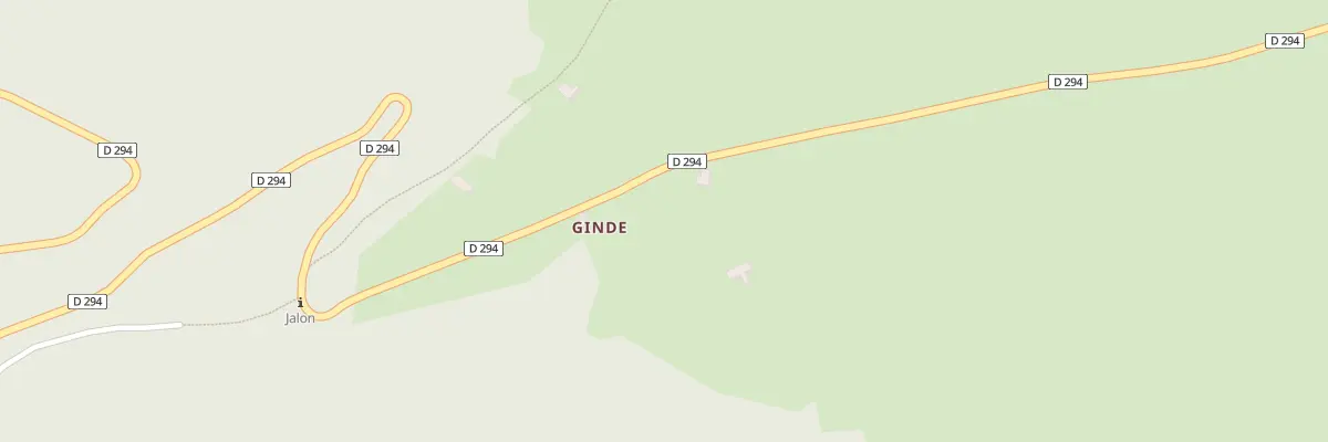 Plan du 5283 Ginde à Bielle