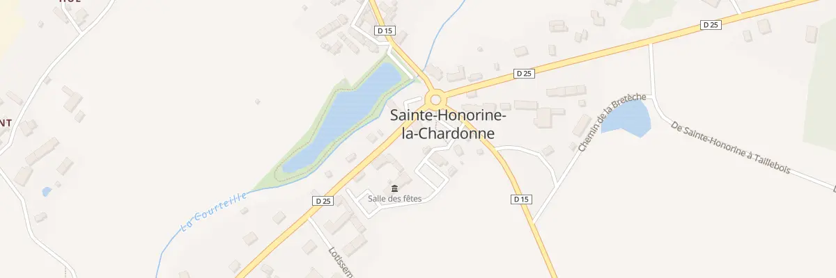 Plan du 1 Rue des Vallées à Sainte-Honorine-la-Chardonne