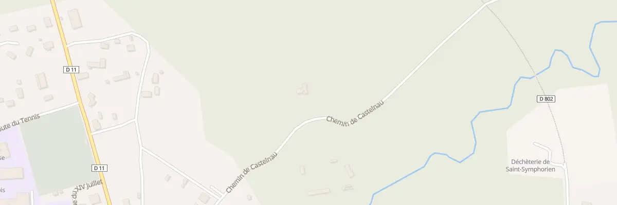 Plan du 9 Che de Castelnau à Saint-Symphorien