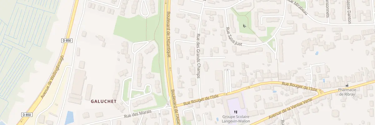Plan du 44 Rue des Grands Champs à Niort