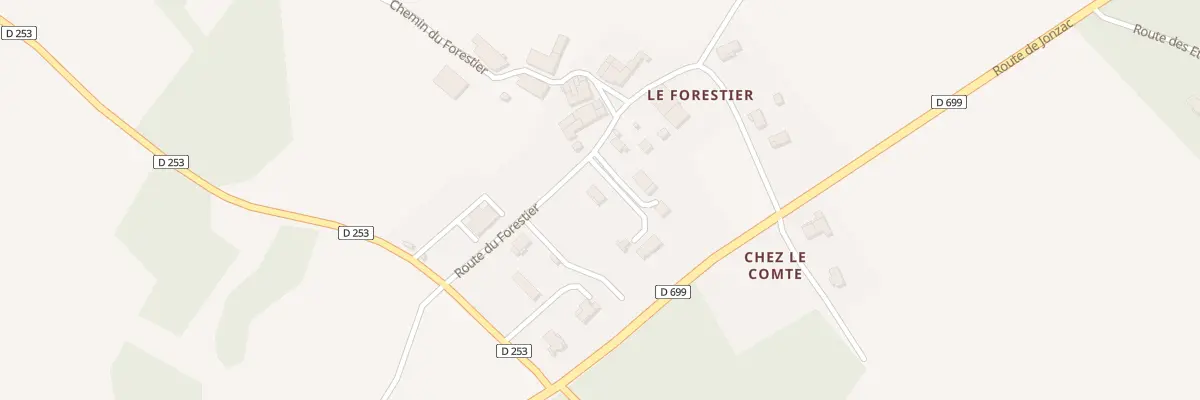 Plan du 21 Rte du Forestier à Saint-Hilaire-du-Bois
