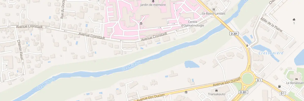 Plan du 858 Av Cronstadt à Mont-de-Marsan