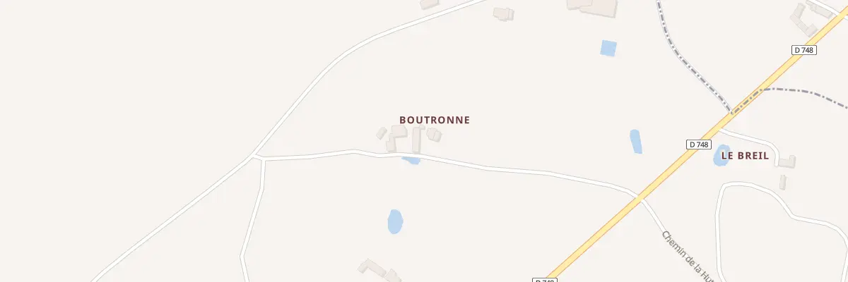 Plan du 254 Che de Boutronne à Montilliers