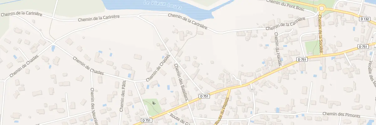 Plan du 11 Che du Port aux Garennes sur Loire