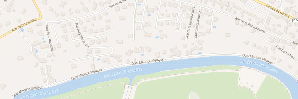 Plan du 157 Quai Maurice Métayer à Niort